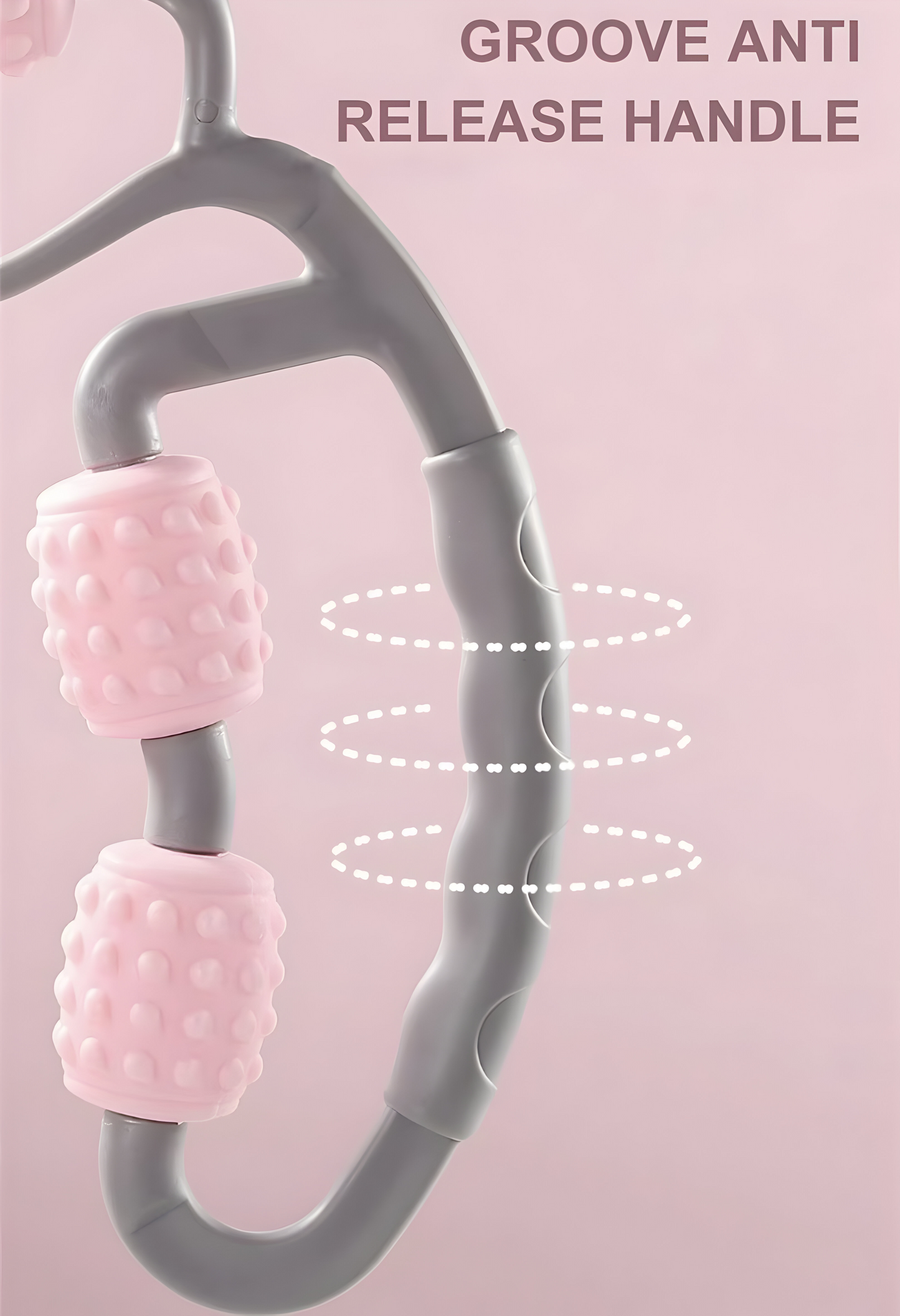 360° Muskelmassage Roller – Tiefengewebsmassage für Schmerzlinderung & Entspannung | Fördert die Durchblutung | Ideal für Nacken, Schultern, Arme & Beine | Ergonomisch & rutschfest