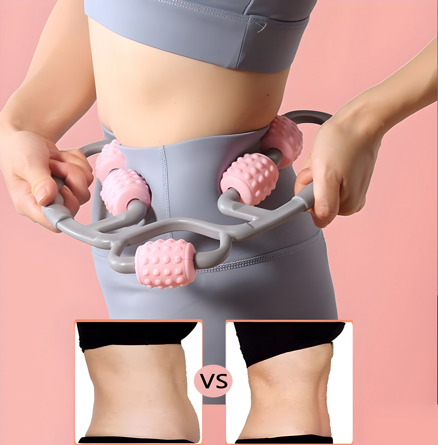 360° Muskelmassage Roller – Tiefengewebsmassage für Schmerzlinderung & Entspannung | Fördert die Durchblutung | Ideal für Nacken, Schultern, Arme & Beine | Ergonomisch & rutschfest