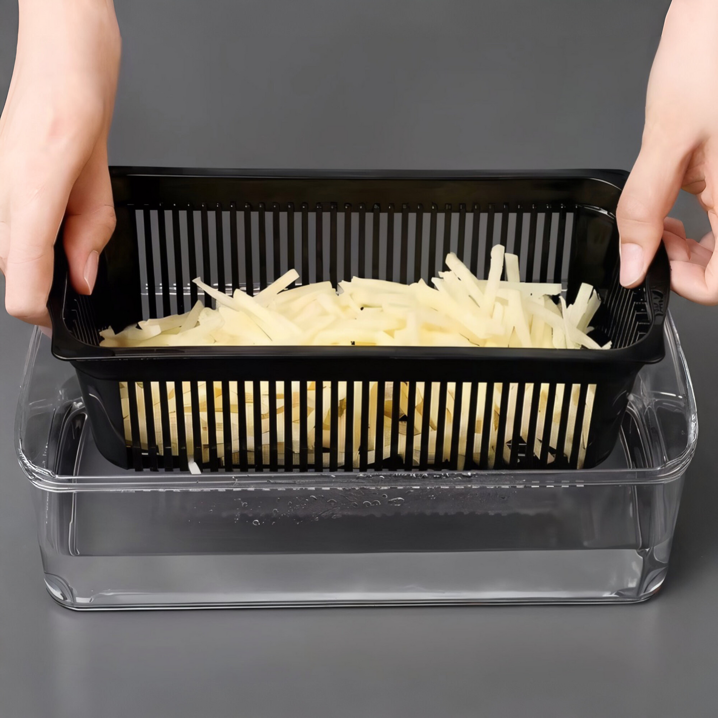 22-in-1 Profi Gemüseschneider – Multifunktionale Mandoline mit Edelstahlklingen | Würfelschneider & Reibe für Gemüse, Obst & Käse | Rutschfest & Spülmaschinenfest