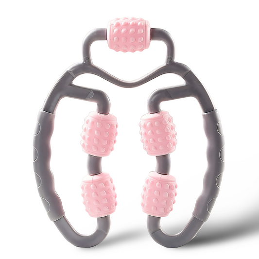 360° Muskelmassage Roller – Tiefengewebsmassage für Schmerzlinderung & Entspannung | Fördert die Durchblutung | Ideal für Nacken, Schultern, Arme & Beine | Ergonomisch & rutschfest