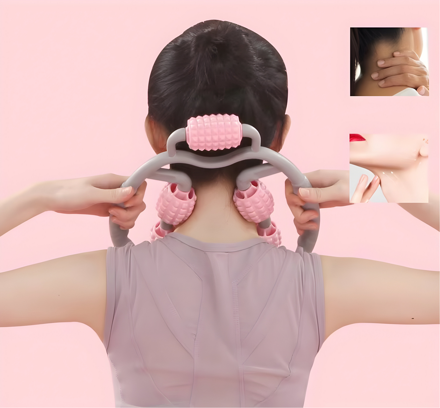 360° Muskelmassage Roller – Tiefengewebsmassage für Schmerzlinderung & Entspannung | Fördert die Durchblutung | Ideal für Nacken, Schultern, Arme & Beine | Ergonomisch & rutschfest