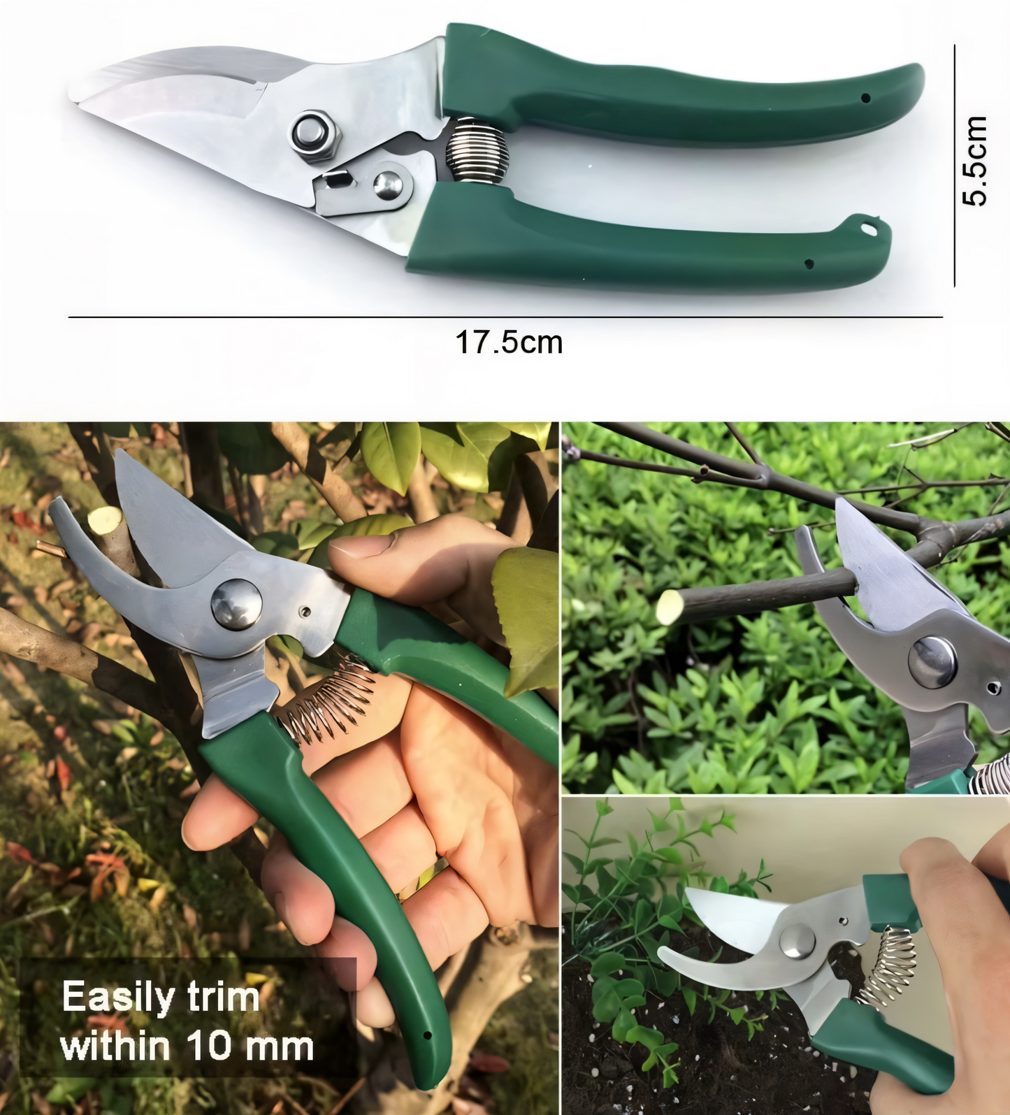 Premium 12-teiliges Gartenwerkzeug-Set mit Tragetasche – Profi Gartenschere, Handschaufel, Hacke, Unkrautstecher, Sprühflasche – Rostfrei, Ergonomisch, Ideal für Gartenarbeit, Balkon & Zimmerpflanzen