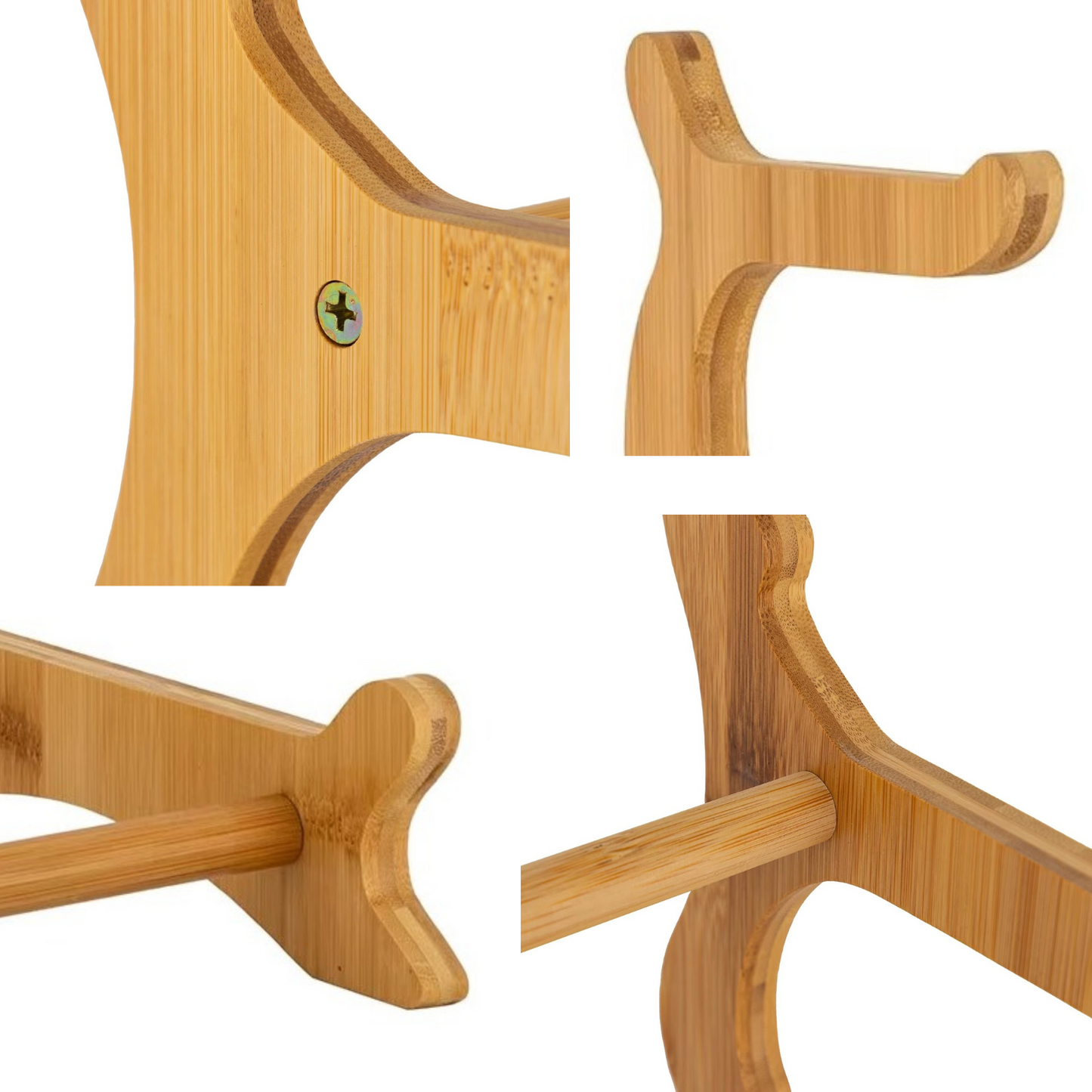 3-stöckige Bambus Etagere – Multifunktionaler Obstkorb & Servierständer mit abnehmbaren Schalen – Perfekt für Obst, Gemüse, Snacks, Nüsse & Gebäck – Stilvolle Aufbewahrung für Küche & Esstisch