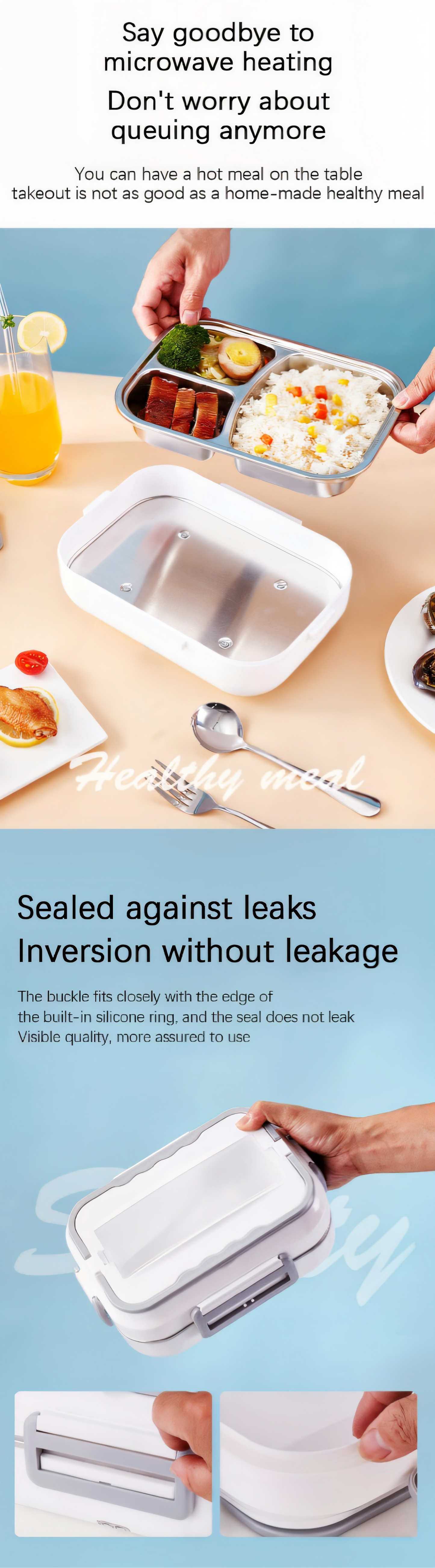 Premium 1,5L Elektrische Lunchbox | Hochwertiges Edelstahl-Kochgeschirr mit Heizfunktion & Thermotasche – Ideal für Auto, LKW & unterwegs