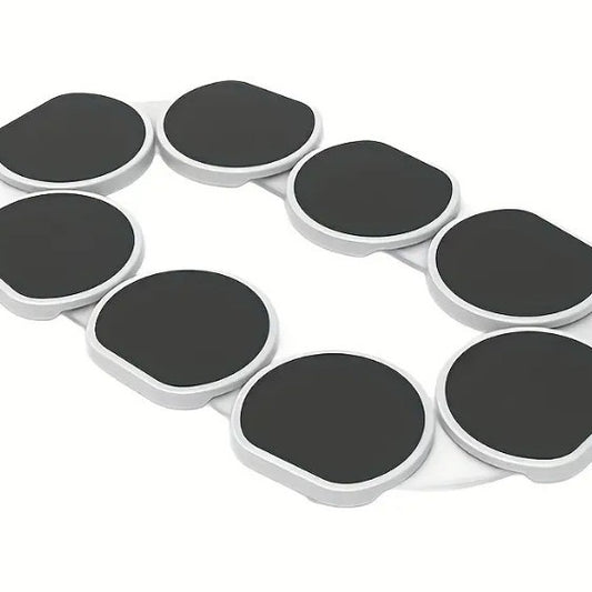 Lazy Susan Revolution – Erweiterbare 360° Drehtablett für Rechteckige Esstische | Modernes, Rutschfestes & Hitzebeständiges Serviergestell mit Leichtlaufrollen | Perfekt für Familienessen & Partys